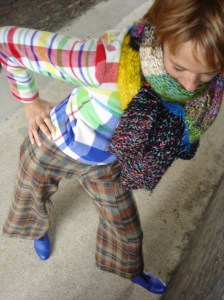 pantalon et blouson en lainage